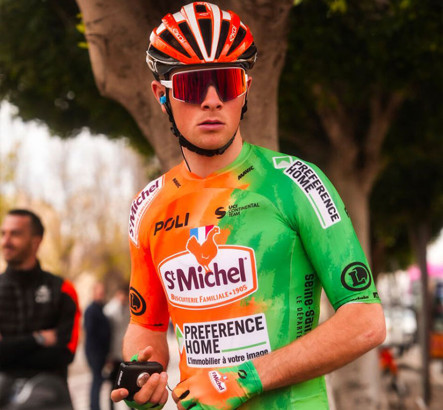 Dylan Corkery kitted up ready to go.