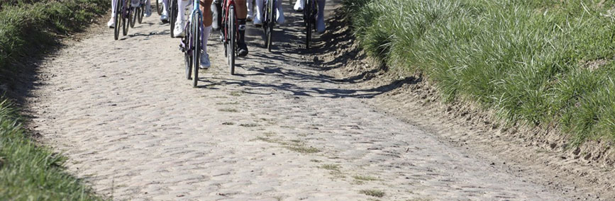 More even surface on crest compared to run off in at the side of the sectors.